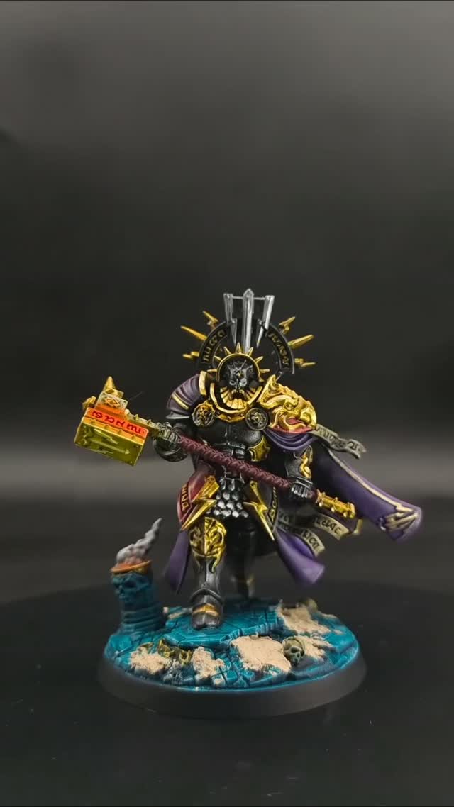 Bastian Cartalos, Seigneur Commandeur de l'Ost des Marteaux de Sigmar. Ce héros Stormcast…
